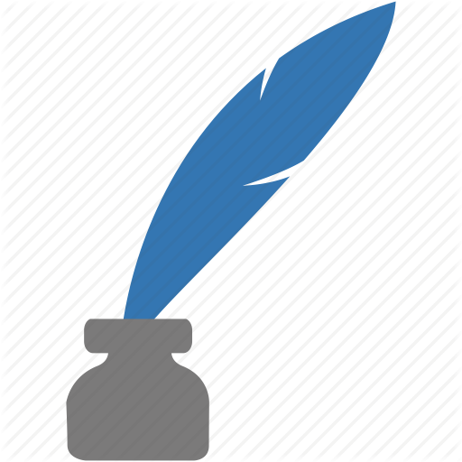 Calligraphy, Education, Feather, Ink, Old Fashion Pen, Pot, Quill Icon