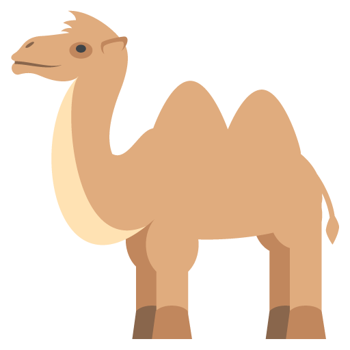 Bactrian Camel Emoji Vector Icon Free Download Vector Logos Art