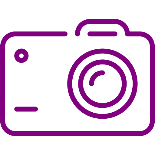 Purple Camera Icon
