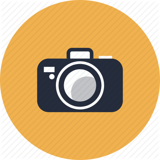 Pictures Of Camera Lens Flat Icon
