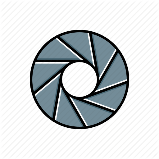 Camera, Lens, Multimedia Icon