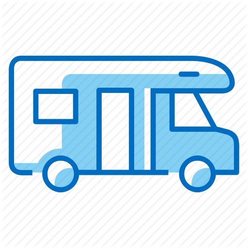 Camper, Camping, Car, Motorhome, Van Icon