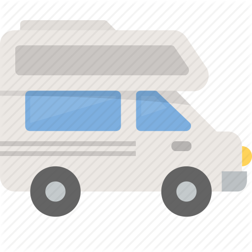 Camper, Camping, Recreational, Rv, Vacation, Vehicle Icon