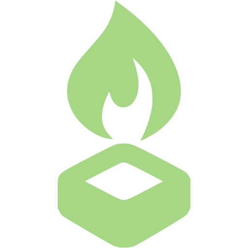 Guacamole Green Hex Burner Icon