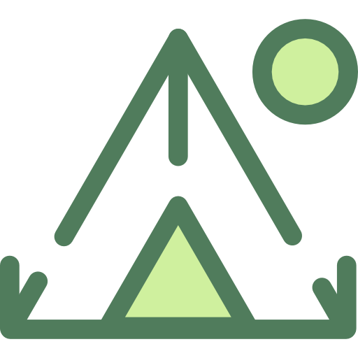 Travel, Nature, Camping Icon