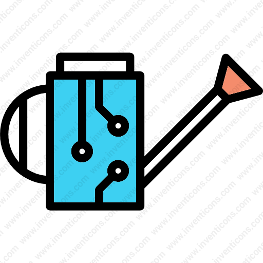 Download Gardening,technology,watering,can Icon Inventicons