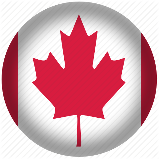 Canada Flag, Circle, Flag, National Icon