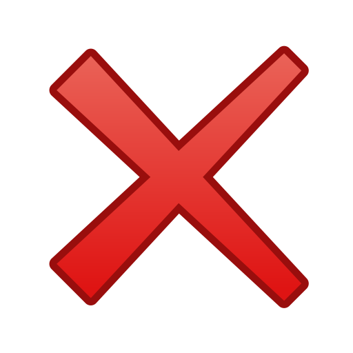 Cancel, Delete, Remove Icon