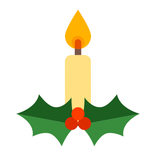 Christmas, Candle Icon Free Of Winter Holiday