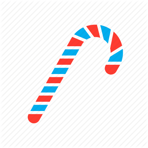 Candy, Cane, Christmas, Stick Icon