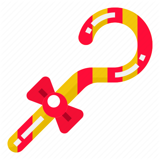 Candy, Cane, Red, Sugar, Sweet Icon
