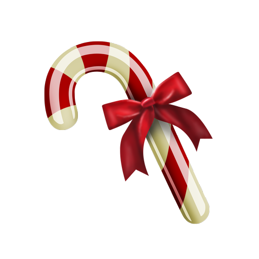 Vector Free Candy Cane