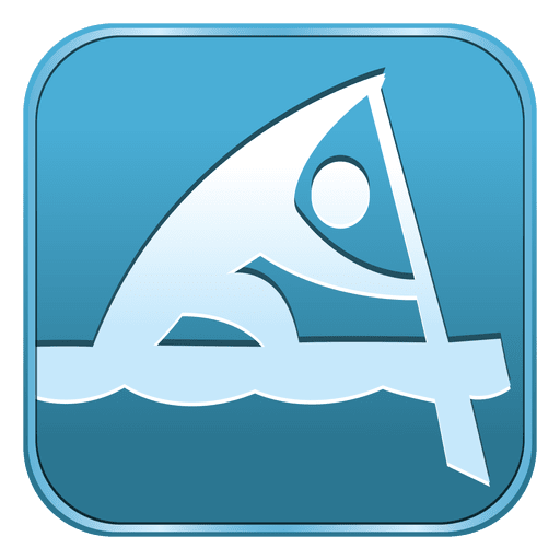 Canoe Sprint Square Icon