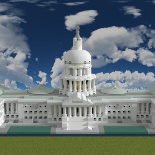 Lego Architecture Model Us Capitol Building Blend Swap