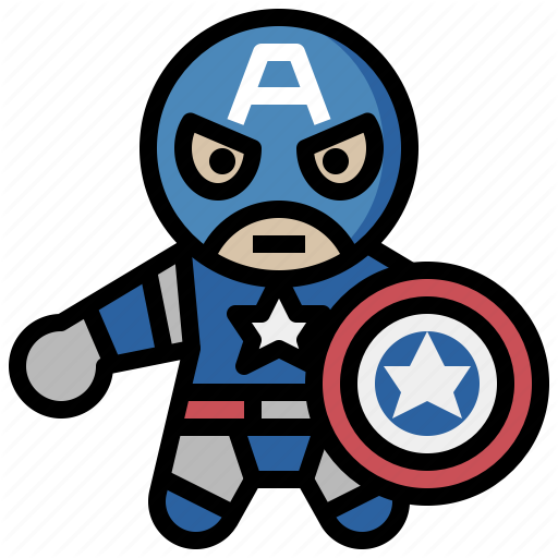 America, Avangers, Avatars, Captain, Gartoon, Hero, Marvel Icon