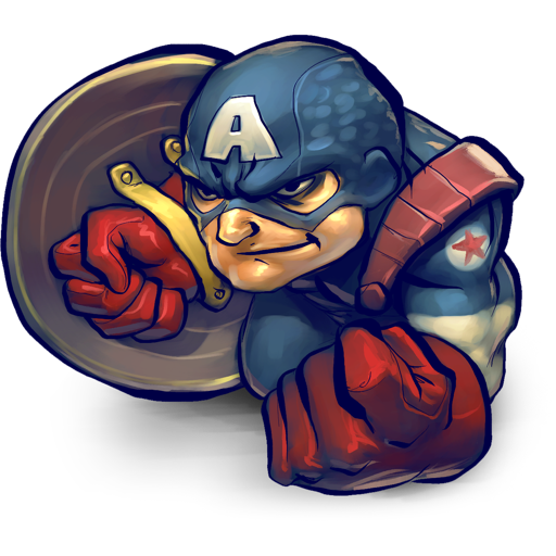 Comics, Captain, America Icon Free Of Ultrabuuf Icons