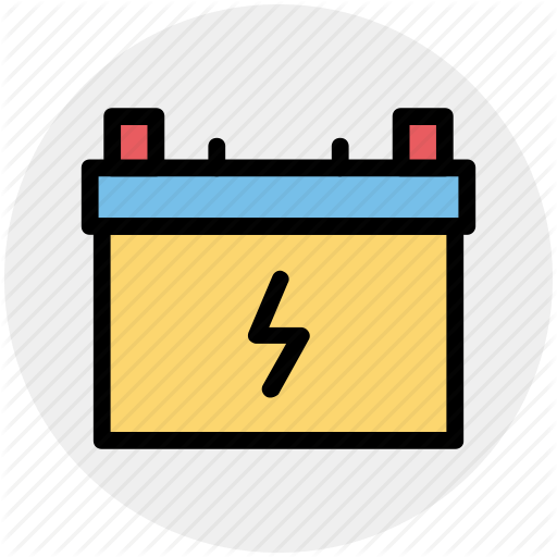 Battery, Car Battery, Charging, Charging Indicator, Power Supply Icon