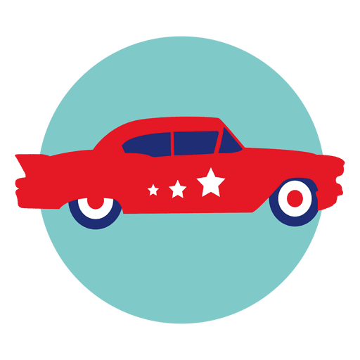 Police Car Round Icon