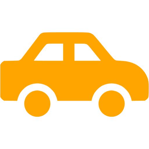 Small Orange Car Clipart Collection