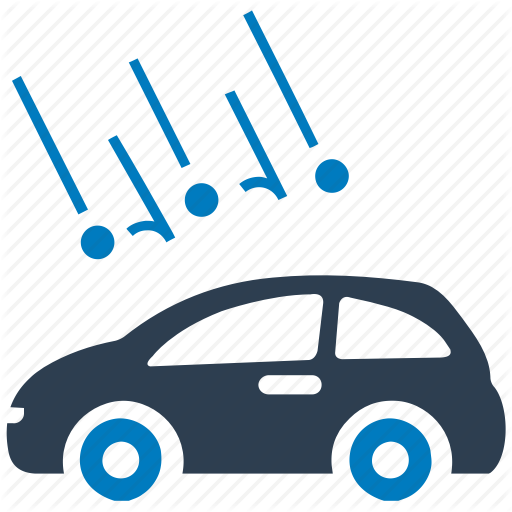 Auto Insurance, Car Insurance, Damage, Hail, Vehicle Icon