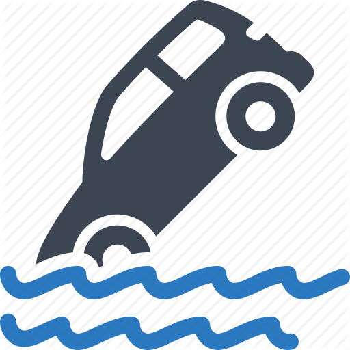 Auto Insurance, Car Insurance, Flood Insurance Icon