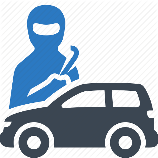 Auto Insurance, Car Insurance, Protection, Thief Icon