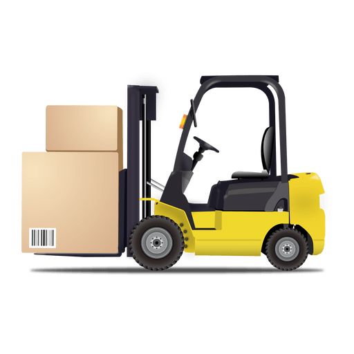 Forklift Logistic Icon