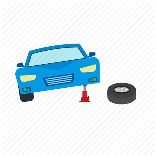 Car, Change, Jack, Mechanic, Repair, Tyre, Wheel Icon