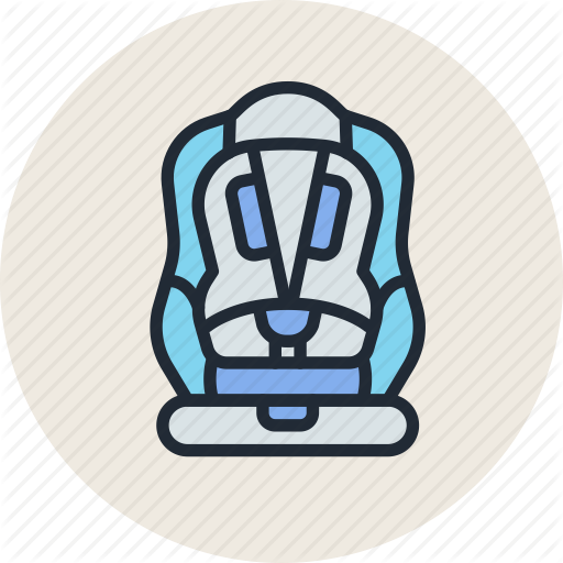 Baby, Belt, Car, Chair, Child, Safety, Seat Icon