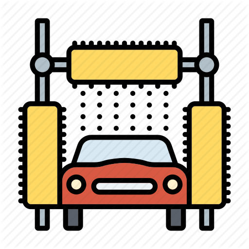 Automotive, Brushes, Car, Car Wash, Cleaning, Service Icon