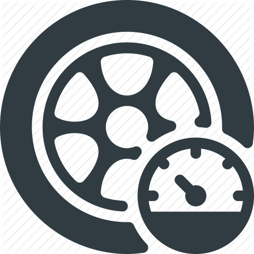 Car, Pressure, Pump, Tire, Wheel Icon
