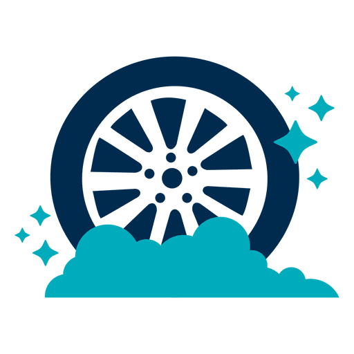 Shining Car Tire Icon