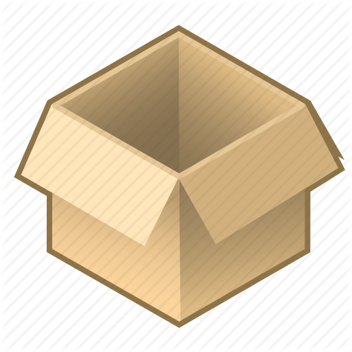Box, Cardboard, Cube, Empty, Open, Pack, Packing Icon