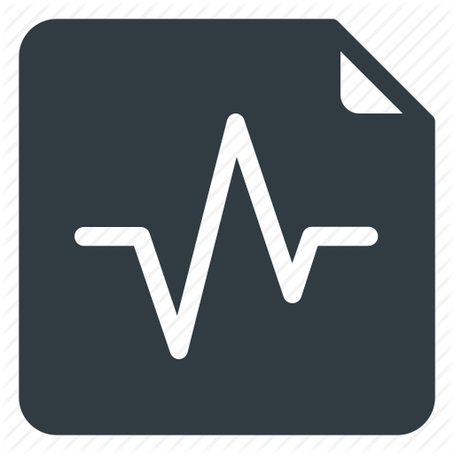 Cardio, Health, Heart, Rate, Report Icon