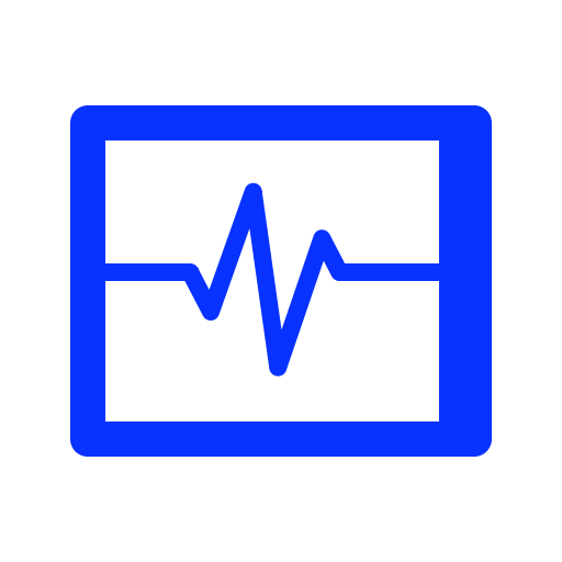 System, Monitor, Health, Analytics, Pulse, Monitoring, Cardio Icon