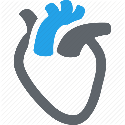 Cardiology, Cardiovascular, Human Heart Icon