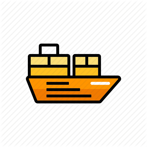 Cargo Ship, Export, Freight, Port, Shipping, Transport, Vessel Icon