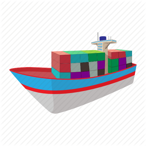 Cargo, Cartoon, Dry, Nautical, Ship, Shipping, Supertanker Icon