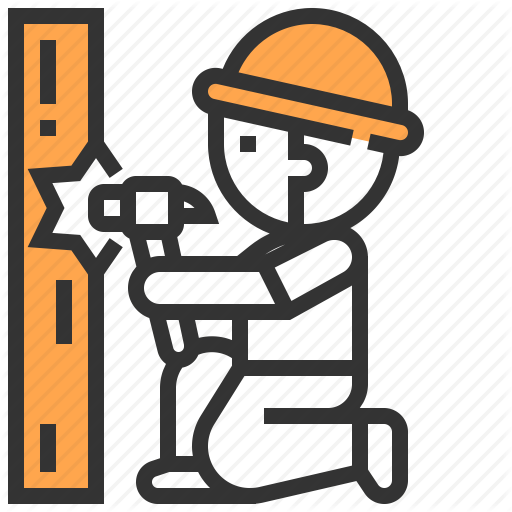 Carpenter, Hammer, Labour, Man, Worker Icon