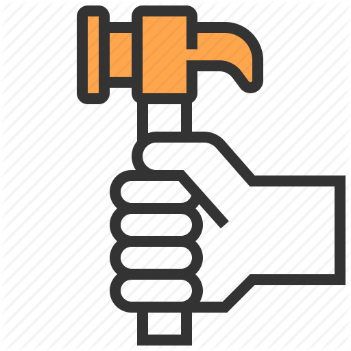 Carpenter, Hammer, Tool Icon