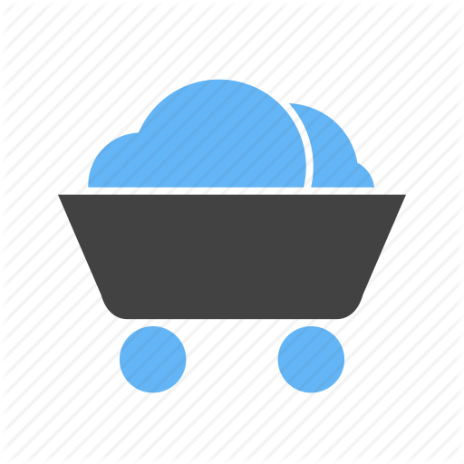 Carrier, Coal, Energy, Industry, Mine, Power, Trolley Icon