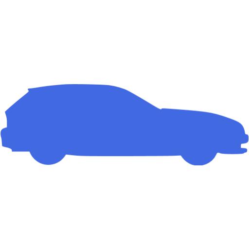 Royal Blue Car Icon