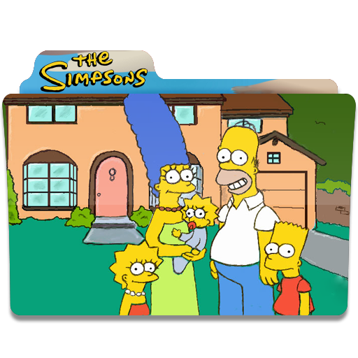 Simpsons Folder Icon Simpsons Folder Iconset Quaffleeye