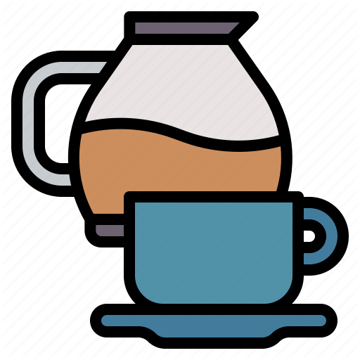 Coffee, Glass, Maker, Mug, Office Icon