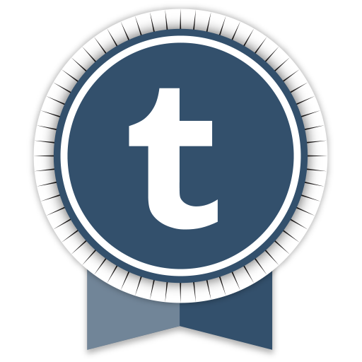 Tumblr Icon Round Ribbon Social Iconset S Icons