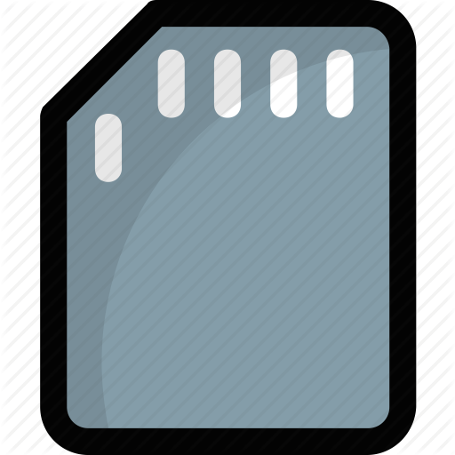 Flash Card, Memory Card, Memory Cartridge, Memory Chip, Sd Card Icon