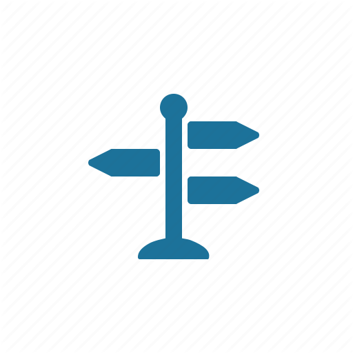 Crossroads, Road Sign, Sign Icon