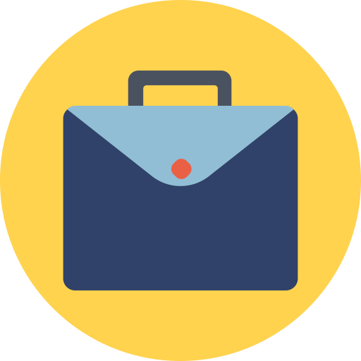 Job, Briefcase, Work, Case Icon