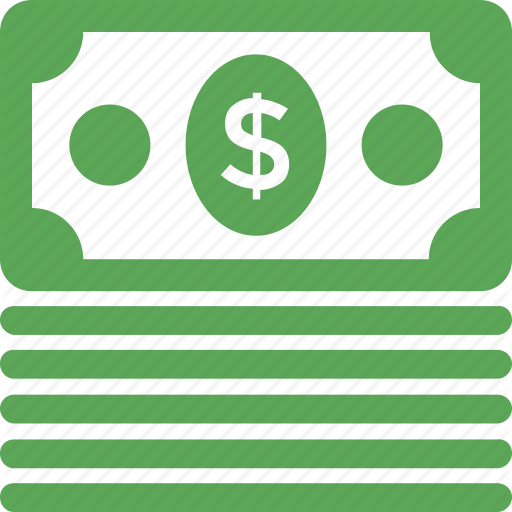 Banknotes, Cash, Dollar Bills, Money, Us Dollars Icon