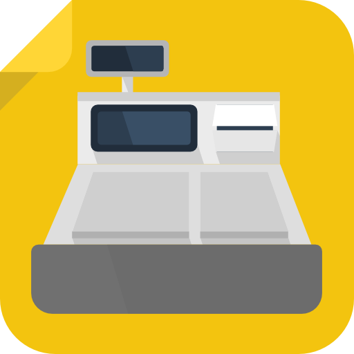 Cashier Icon Square Iconset Flat